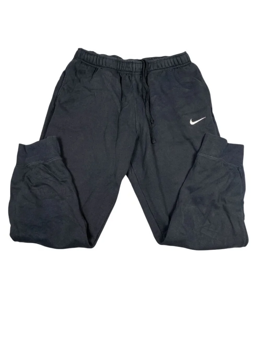 Nike Mens Black Sweatpants With Drawstring L Training Activewear Gym Pants